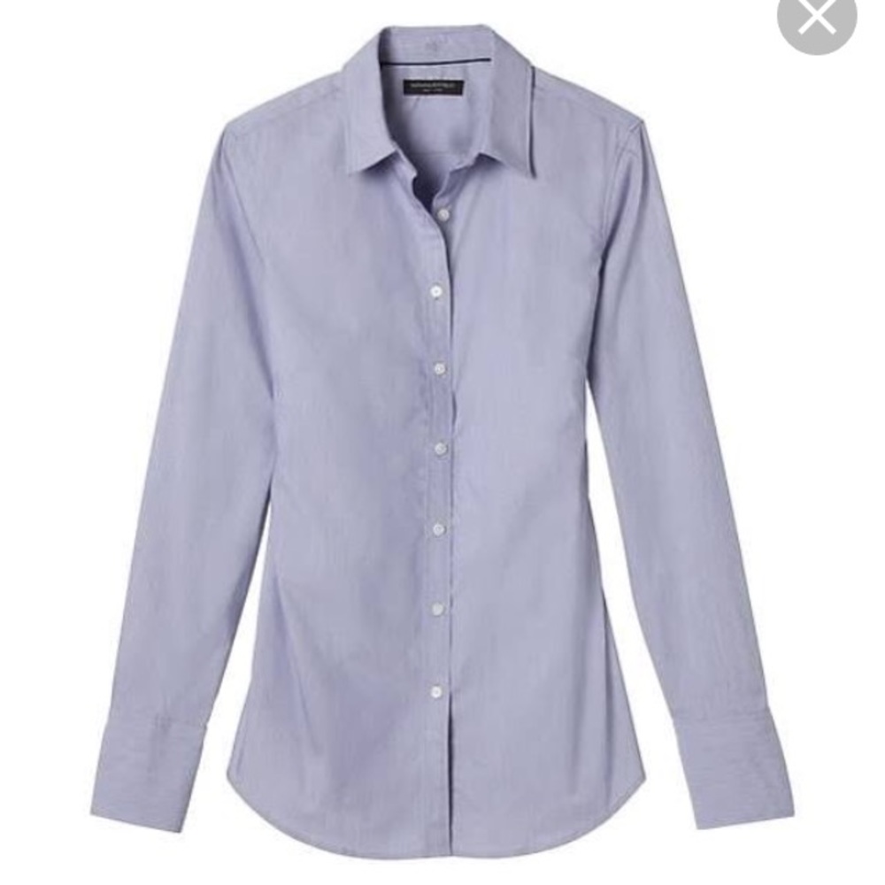 Banana Republics Riley Super Stretch Button down